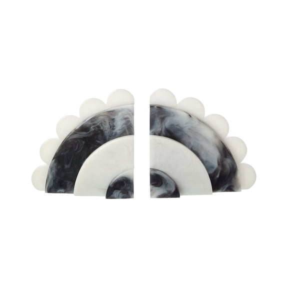 Jonathan Adler Como Bookend Set, Black