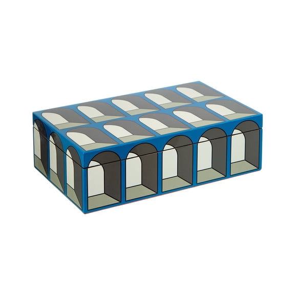 Jonathan Adler Lacquer Arcade Medium Box, ochre