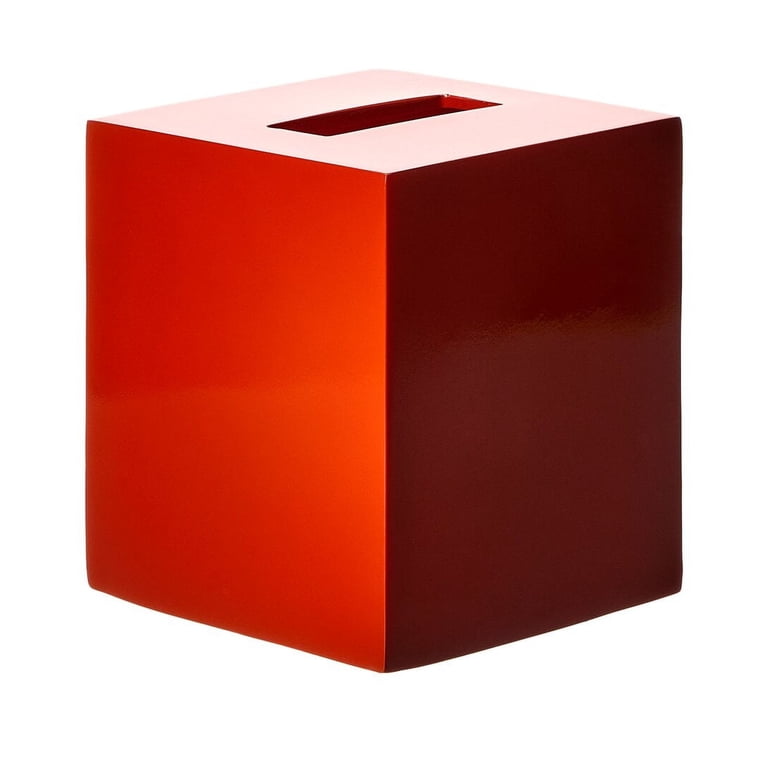 Jonathan Adler Lacquer Tissue Box, ns, Orange - Walmart.com