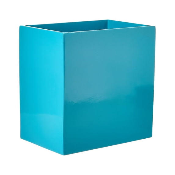Jonathan Adler Lacquer Wastebasket, Blue