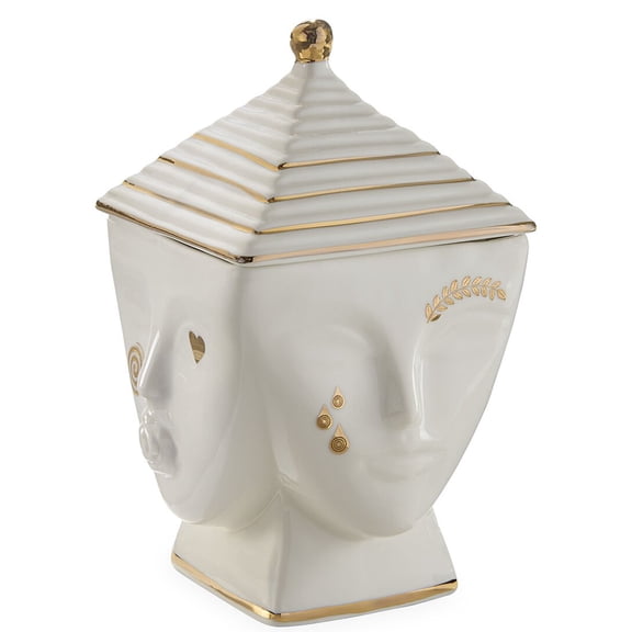 Jonathan Adler Muse Masquerade Candle, White
