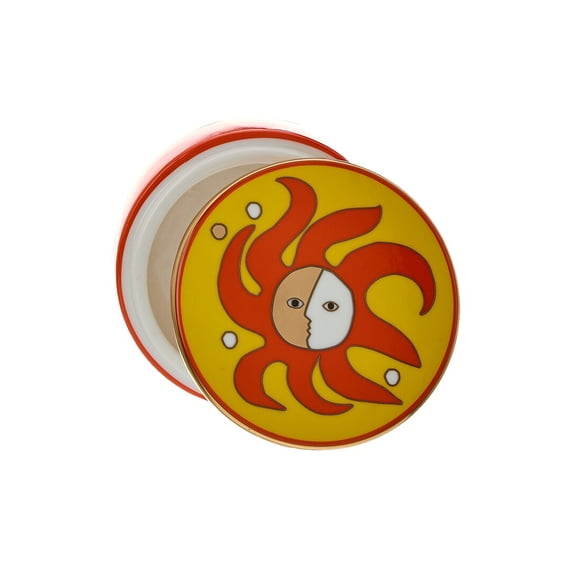 Jonathan Adler Playa Round Box, Yellow