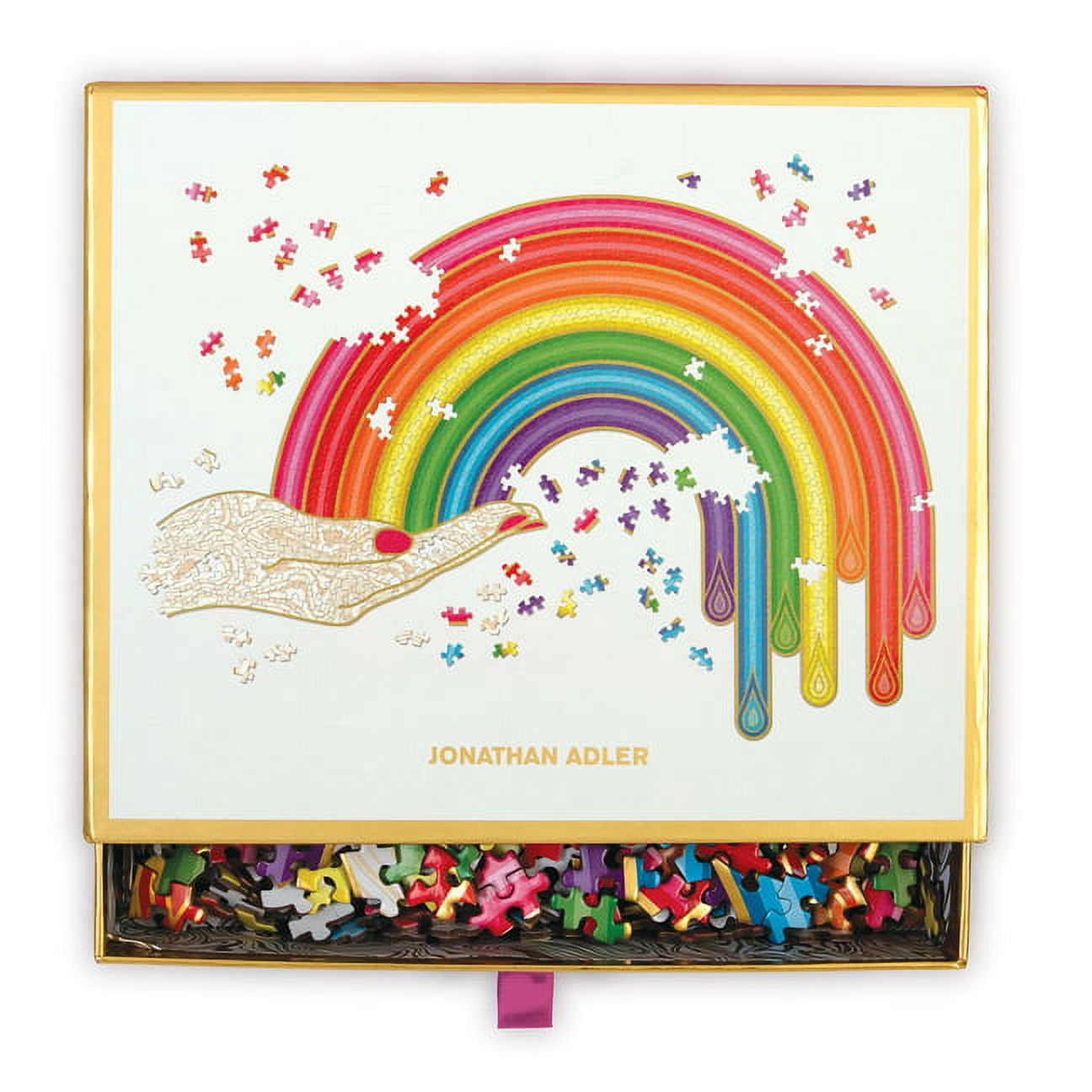 Jonathan Adler Rainbow Hand 750 Piece Shaped Puzzle (Other) - image 1 of 4