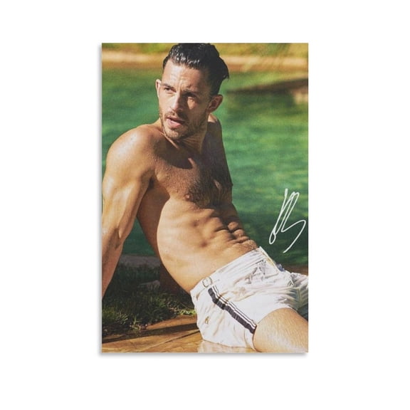 Jonathan Bailey Posters Home Decor Poster Wall Art Hanging Picture Print Bedroom Decorative Painting Posters Room Aesthetic 16x24inch(40x60cm)