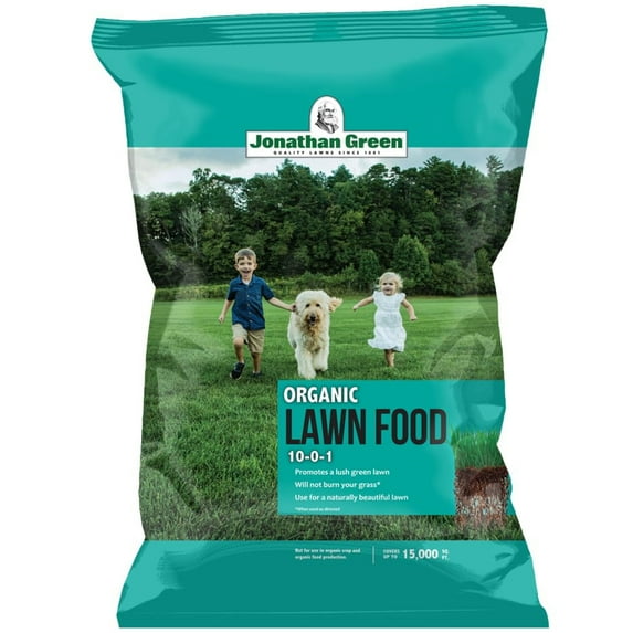 Jonathan Green Organic Lawn Food - 10-0-1 NPK Ratio, Natural Fertilizer, 1 Size