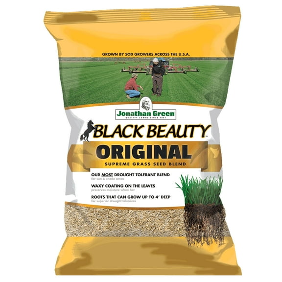 Jonathan Green 10315 Black Beauty Original Grass Seed Mix, 25 Pounds