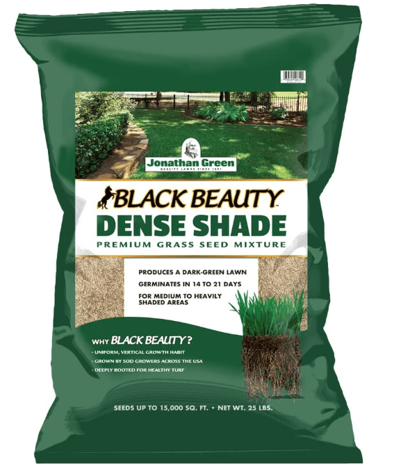 Jonathan Green (10610) Black Beauty Dense Shade Grass Seed - Cool Season Lawn Seed (25 lb)