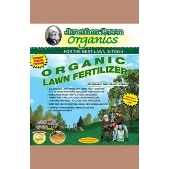 Jonathan Green 11584 Organic Lawn Fertilizer, Granules, 5M