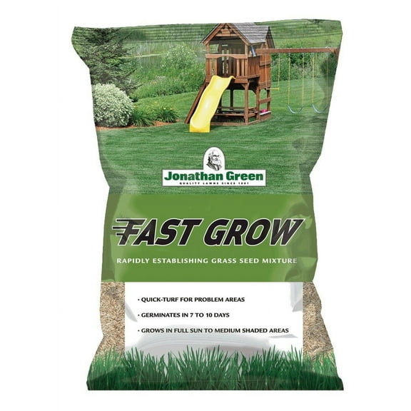 Jonathan Green Fast Grow Grass Seed Mixture - Fast-Growing, Ryegrass - 25 Lb