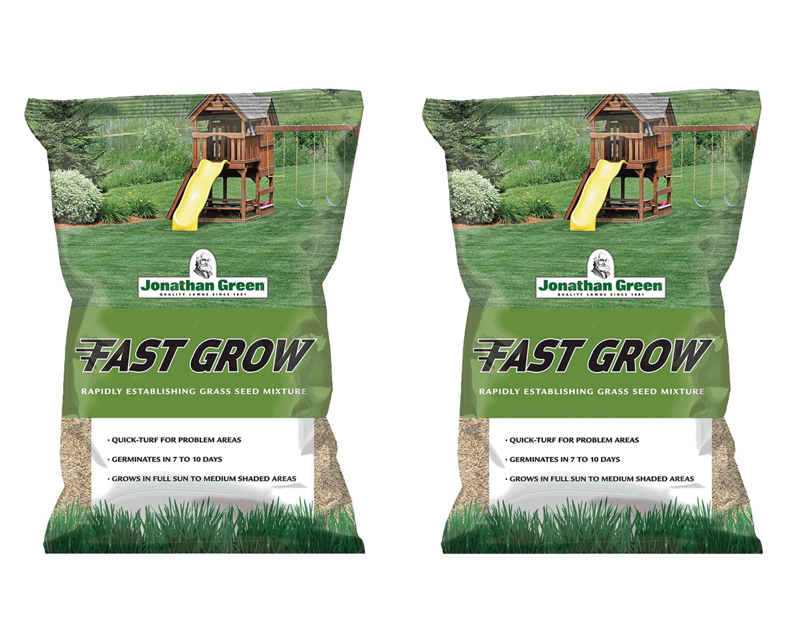 Jonathan Green FastTRDN Grow Grass Seed, 7-Pound (2 Pack) - Walmart.com