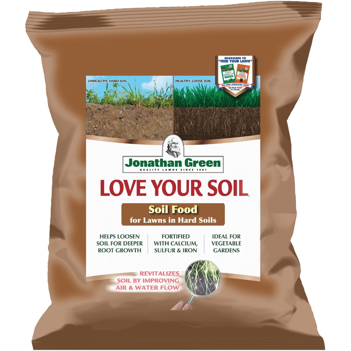 Jonathan Green Love Your Soil Organic Soil Food Granules - Natural Lawn Fertilizer - 18 lb