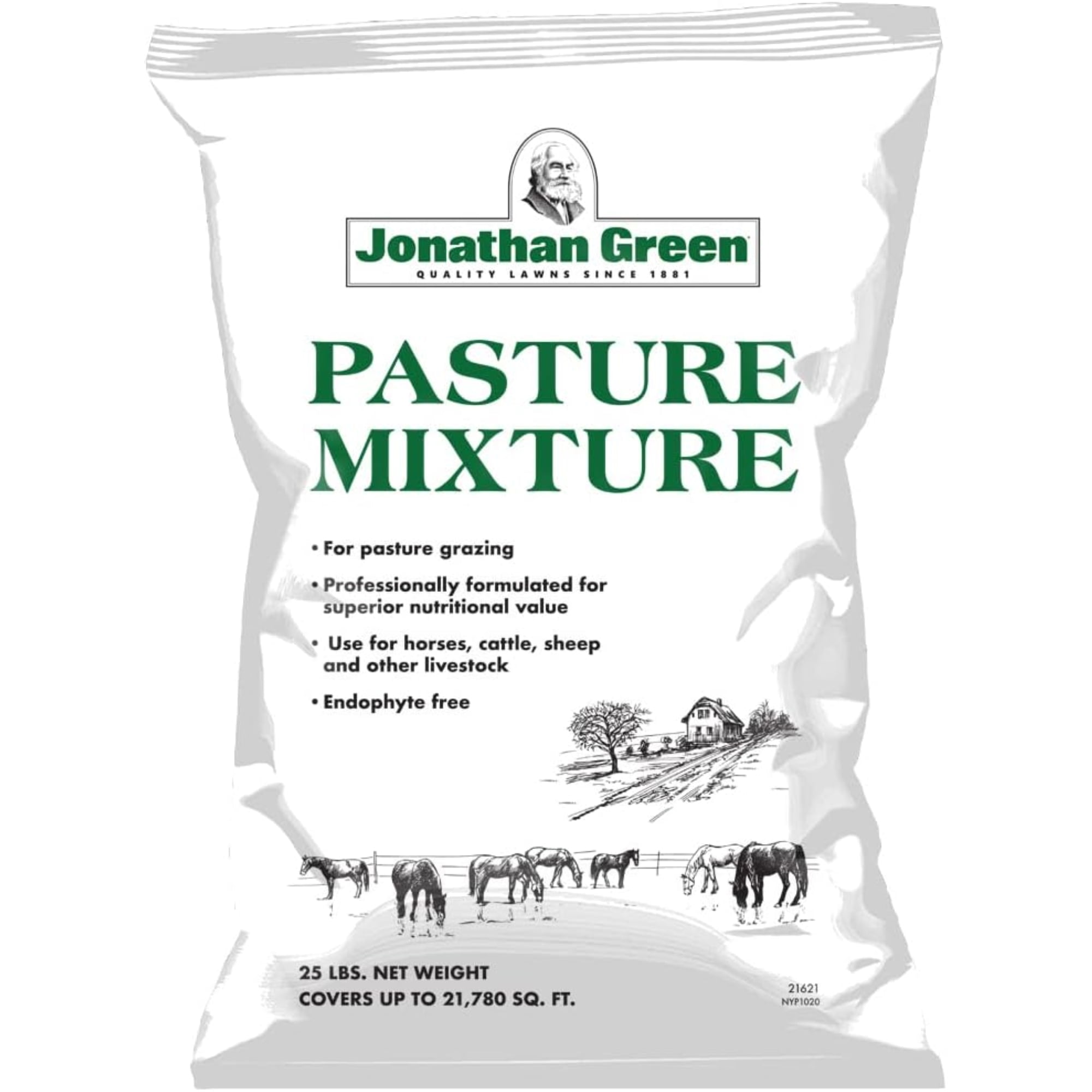 Jonathan Green Pasture Grass Mixture (Covers up to 21,780 sq ft) 25lb