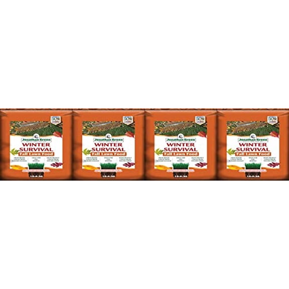 Jonathan Green & Sons Inc 12400 10-0-20 Winter Survival Fall Fertilizer, 1 (Four Pack)