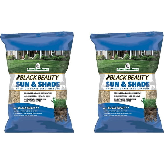 Jonathan Green Sun and Shade Grass Seed, 7-Pound 2 Pack