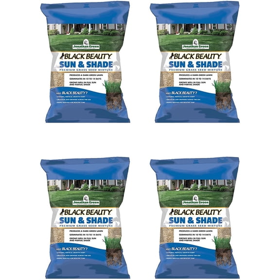 Jonathan Green Sun and Shade Grass Seed, 7-Pound 4 Pack