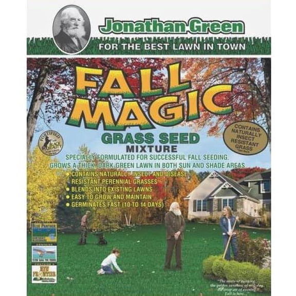 Jonathan Green Turf 10765 3 lb Fall Magic Seed for Green Lawn