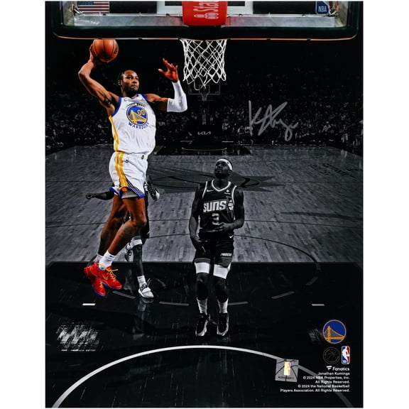 Jonathan Kuminga Golden State Warriors Autographed 11" x 14" Dunk vs. Phoenix Suns Spotlight Photograph - Fanatics Authentic Certified