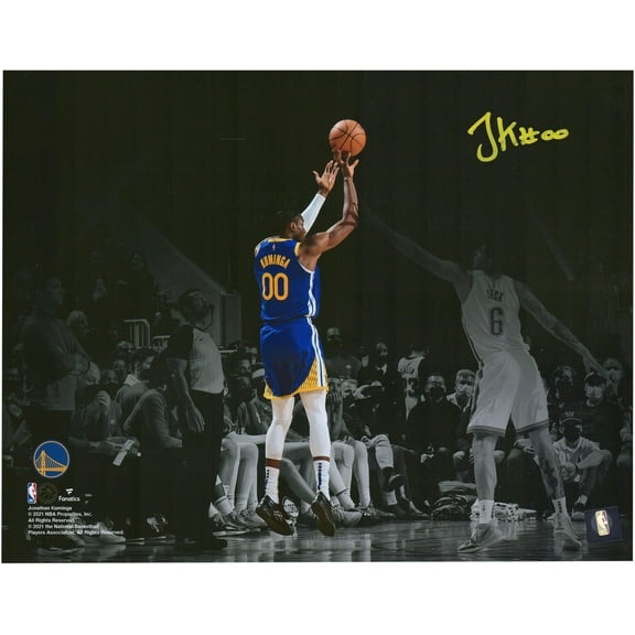 Jonathan Kuminga Golden State Warriors Autographed 11" x 14" Spotlight Photograph - Fanatics Authentic Certified