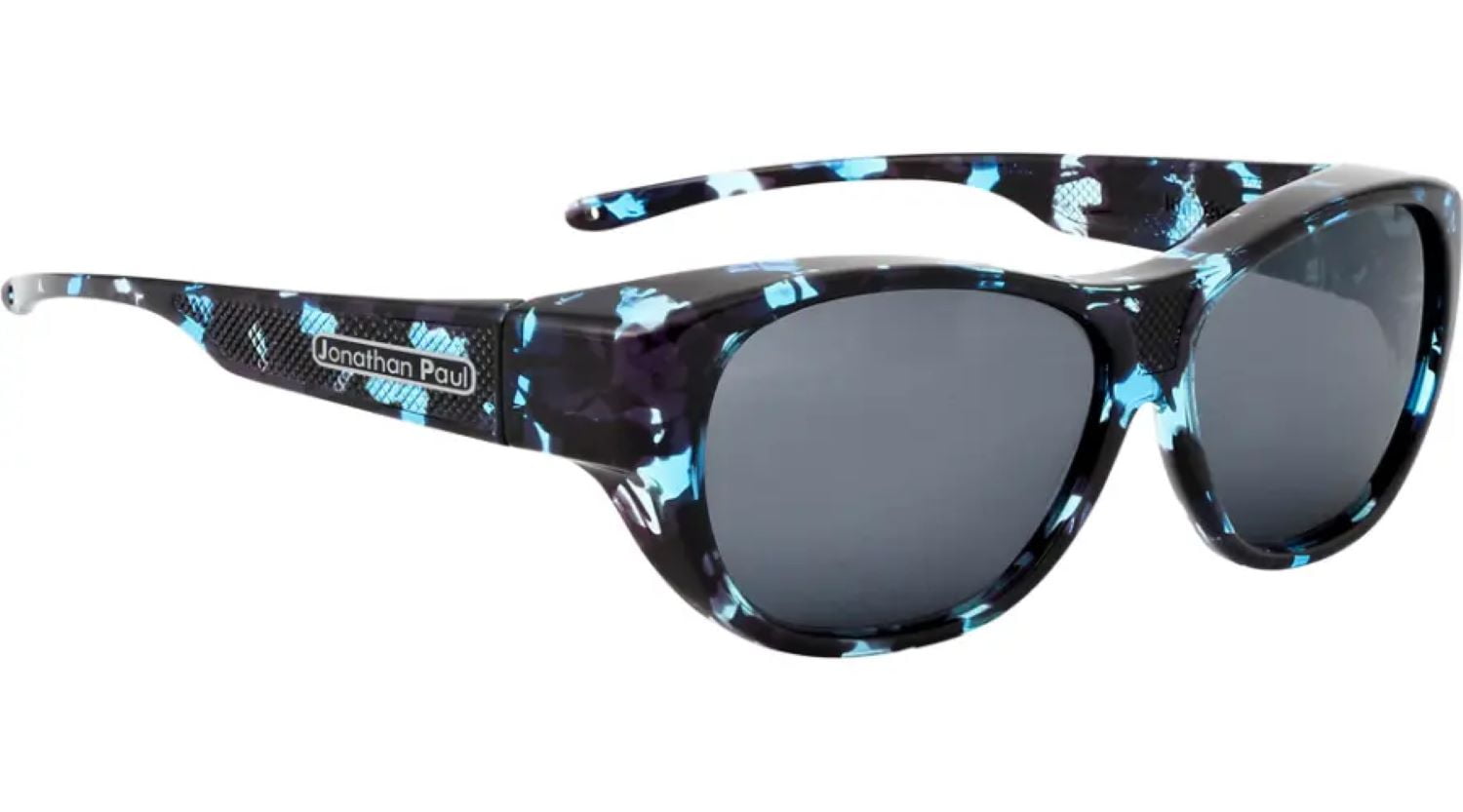Jonathan Paul Allure Polarized Fitover Sunglasses Blue Demi w/ Grey Lens AU005