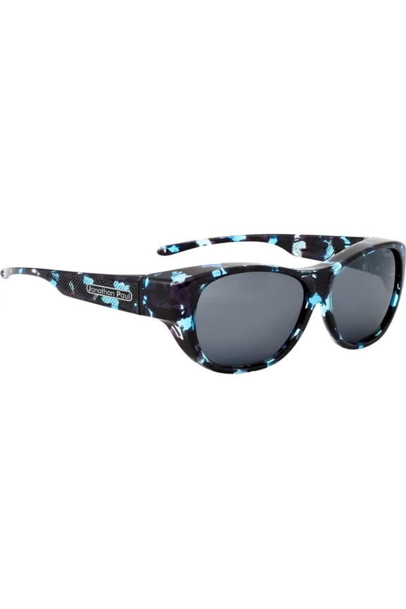 Allure Polarized Fitover Sunglasses Blue Demi w/ Grey Lens AU005