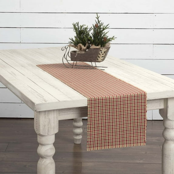 Jonathan Plaid Ribbed Runner 13x48