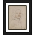 thumbnail image 1 of Jonathan Richardson the Elder 11x14 Black Ornate Wood Framed Double Matted Museum Art Print Titled: Jonathan Richardson, Jr., 1 of 5