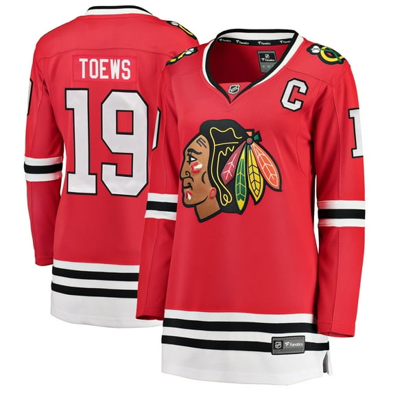 Women's Fanatics Jonathan Toews Red Chicago Blackhawks Home Breakaway Jersey
