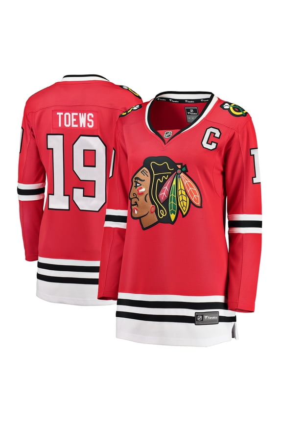 Women's Fanatics Jonathan Toews Red Chicago Blackhawks Home Breakaway Jersey
