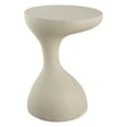 thumbnail image 1 of JONATHAN Y Boracay 19.75" Modern Minimalist Indoor/Outdoor Resin Drink Table, Cream Terrazzo, TBL1110B, 1 of 6