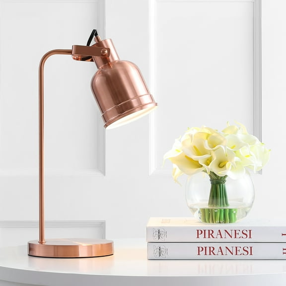 Edgar 18" Metal LED Task Lamp, Copper by JONATHAN Y
