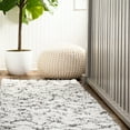 thumbnail image 1 of JONATHAN Y LONDON SHAG 2 x 8 Runner Rug, Algaida Moroccan Diamond - Beige/Dark Gray, SHG104A-28, 1 of 9