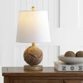 thumbnail image 1 of JONATHAN Y Monkey Fist 18" Rope Ball LED Table Lamp, Natural, JYL6500A, 1 of 8