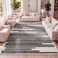 thumbnail image 1 of JONATHAN Y MOROCCAN HYPE 5 x 8 Area Rug, Khalil Berber Stripe - Cream/Black, MOH207A-5, 1 of 9