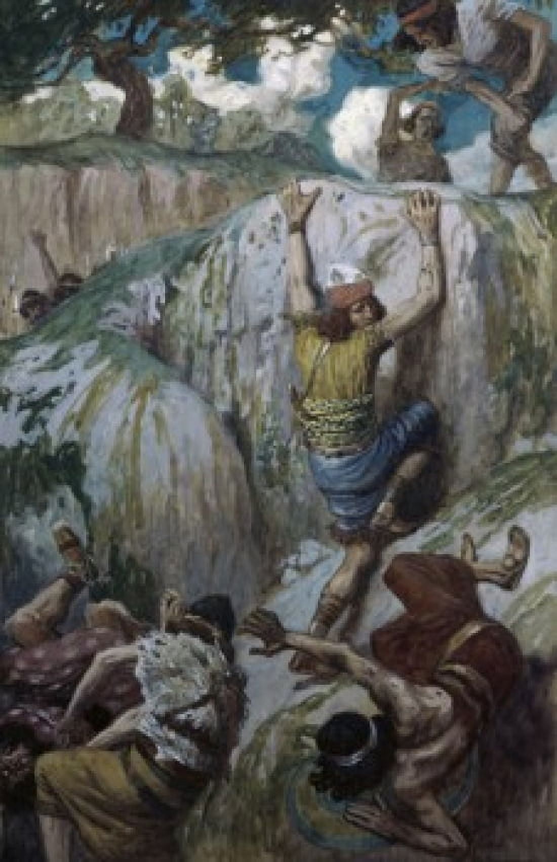 Jonathan at the Assault of the Philistines James J Tissot (1836-1902French) Jewish Museum New York USA Canvas Art - James Tissot (18 x 24)