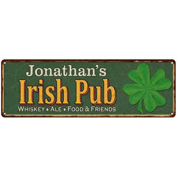 Jonathan's Irish Pub Sign Bar Man Cave 6x18 206180010473