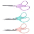 thumbnail image 1 of Jonce Scissors 8 Inch 3-Pack, Ultra Sharp Stainless Steel Shears with Comfort Grip Handles for Office, Sewing, Fabric, Craft, Home, Teacher Supplies, Left/Right Handed, 1 of 7