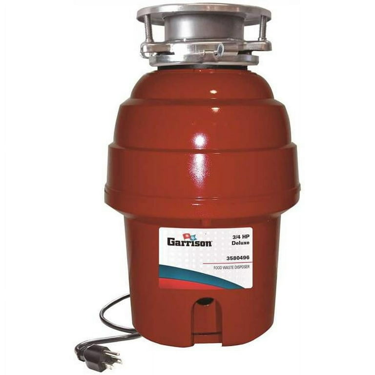 Garrison 3/4 HP Deluxe Continuous Feed Garbage Disposal Garrison 3/4 HP Deluxe Continuous Feed Garbage Disposal