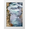 thumbnail image 1 of Jones, Adam 11x14 White Modern Wood Framed Museum Art Print Titled - Yellowstone River at sunrise from Artist Point-Yellowstone National Park-Wyoming, 1 of 4