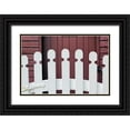thumbnail image 1 of Jones, Adam 14x11 Black Ornate Wood Framed with Double Matting Museum Art Print Titled - Typical white picket fence-Shaker Village of Pleasant Hill-Harrodsburg-Kentucky, 1 of 4