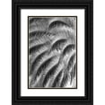 thumbnail image 1 of Jones, Adam 17x24 Black Ornate Wood Framed with Double Matting Museum Art Print Titled - Black and White Pattern in branches of palm tree-Quito-Ecuador, 1 of 4