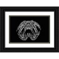 thumbnail image 1 of Jones, Adam 18x13 Black Ornate Wood Framed with Double Matting Museum Art Print Titled - Black and white of Mexican redknee tarantula reflected on mirror, 1 of 4