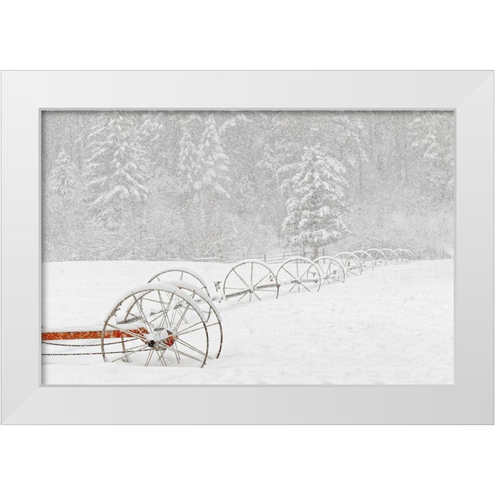 Jones, Adam 18x13 White Modern Wood Framed Museum Art Print Titled