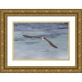 thumbnail image 1 of Jones, Adam 24x17 Gold Ornate Wood Framed with Double Matting Museum Art Print Titled - Blue-footed booby diving for fish-San Cristobal Island-Galapagos Islands-Ecuador, 1 of 4