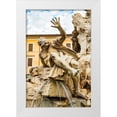 thumbnail image 1 of Jones, Alison 13x18 White Modern Wood Framed Museum Art Print Titled - Italy-Rome Piazza Navona-Fountain of the Four Rivers, 1 of 4