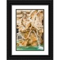 thumbnail image 1 of Jones, Alison 23x32 Black Ornate Wood Framed with Double Matting Museum Art Print Titled - Italy-Rome Piazza Navona-Fountain of the Four Rivers, 1 of 4