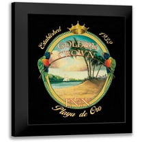 Jones, Catherine 12x14 Black Modern Framed Museum Art Print Titled - Golden Crown Inn