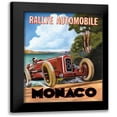 thumbnail image 1 of Jones, Catherine 12x14 Black Modern Framed Museum Art Print Titled - Monaco Rallye, 1 of 5