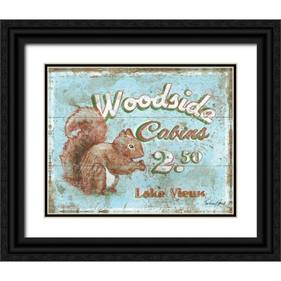 Jones, Catherine 18x15 Black Ornate Wood Framed with Double Matting Museum Art Print Titled - Woodside Cabins