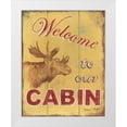 thumbnail image 1 of Jones, Catherine 26x32 White Modern Wood Framed Museum Art Print Titled - Cabin Welcome, 1 of 4