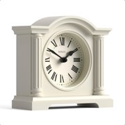 Jones Clocks  Kensington mantel clock | Small arch top clock | Pale cream
